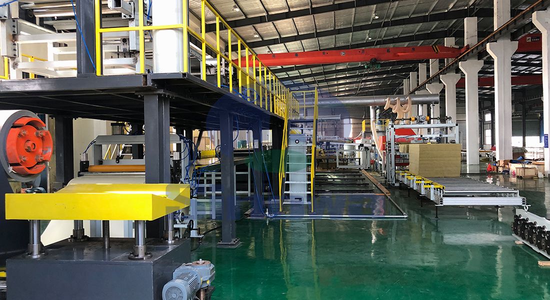 Continuous Rockwool Sandwich Panel Production Line,Continuous Mineral Wool Sandwich Panel Production Line